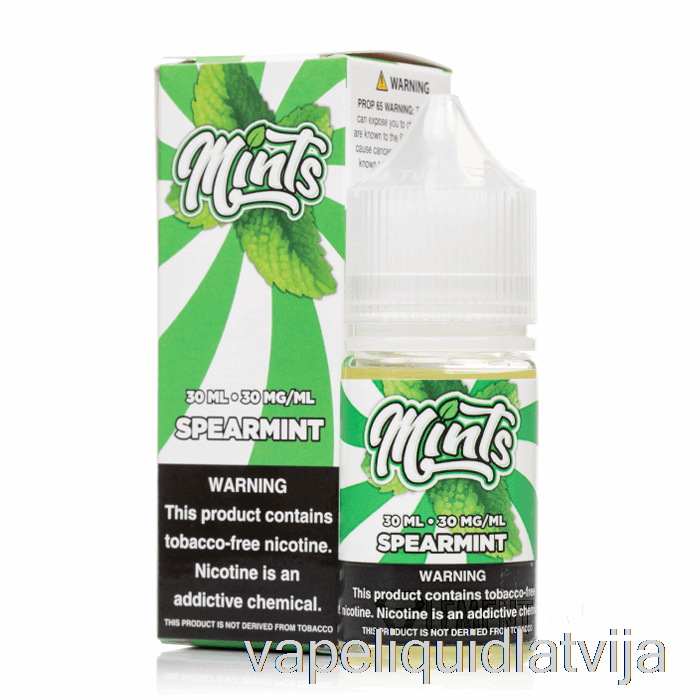 Piparmētru Sāļi - Mints Vape Co - 30ml 30mg Vape šķidrums